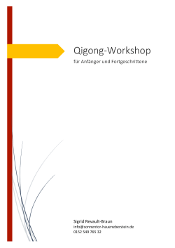 Qigong-‐Workshop