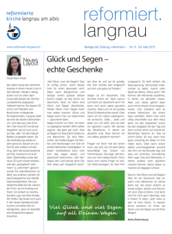 Gl&uuml;ck und Segen &ndash; echte Geschenke