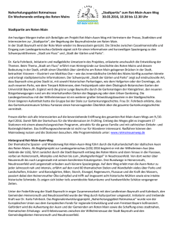 Infos und Hintergr&uuml;nde zum Rot-Main-Auen-Weg