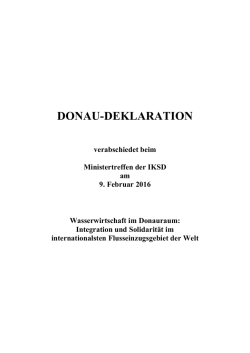 Donaudeklaration