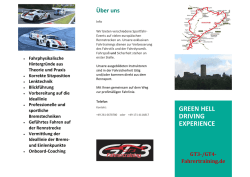 GREEN HELL DRIVING EXPERIENCE