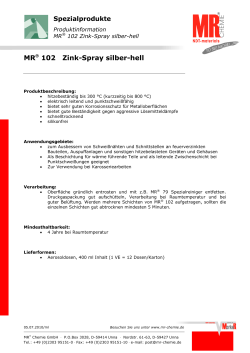 MR® 102 Zink-Spray silber-hell