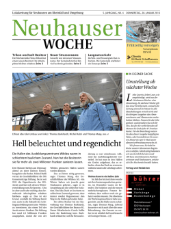 Hell beleuchtet und regendicht