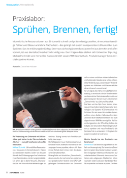 Sprühen, Brennen, fertig!