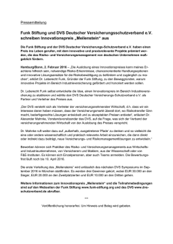 Innovationspreis MEILENSTEIN