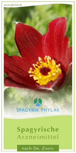 Spagyrische - PHYLAK Sachsen GmbH