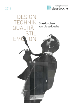 glassdouche Katalog 2016