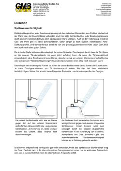 Duschen - Glasmanufaktur Baden AG