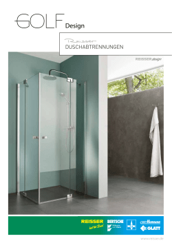 REISSER Golf Design Duschen