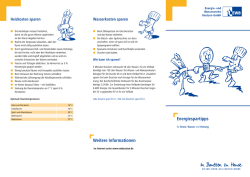 Energiespartipps für Strom, Wasser und Heizung