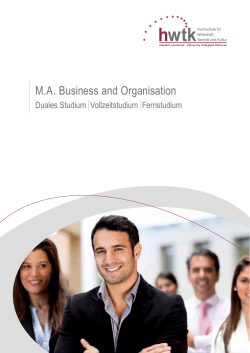 Business and Organisation