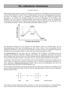 Radikalische Substitution - St&auml;dtisches Gymnasium Wermelskirchen