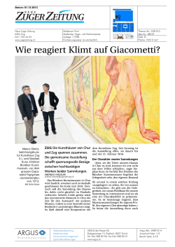 Wie reagiert Klimt auf Giacometti?