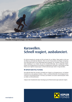 Handzettel KEPLER Multi-Flex Portfolio  - kepler