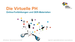 Die Virtuelle PH - open-educational