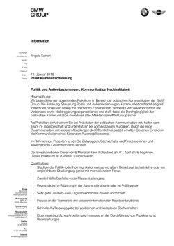 Information Angela Konert 11. Januar 2016