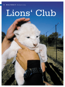 Lions Club - Welche Geschichte würden Sie gerne aus Hessen