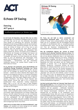Echoes Of Swing