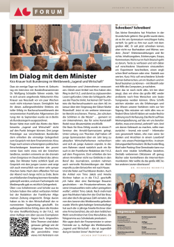Im Dialog mit dem Minister - Arnold
