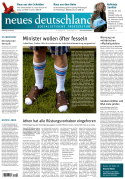 Minister wollen öfter fesseln