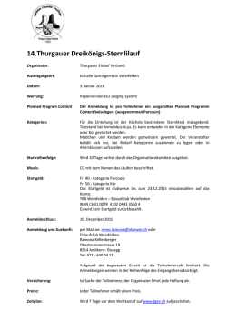 14.Thurgauer Dreikönigs