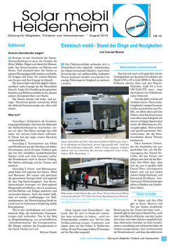 Heidenheim Solar mobil