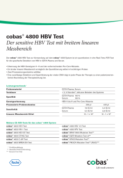 cobas ® 4800 HBV Test