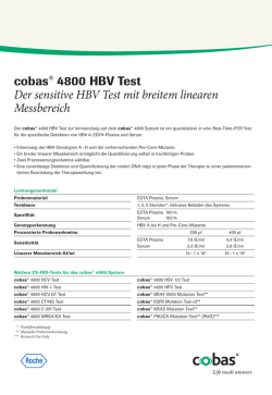cobas ® 4800 HBV Test