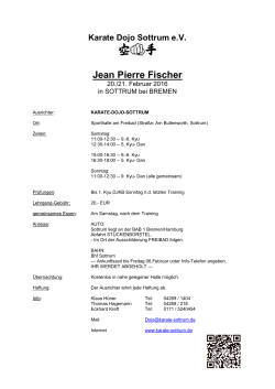 Jean Pierre Fischer - Karate Dojo Sottrum