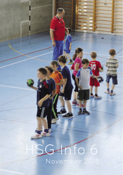 Info Nr. 6 I November 2015
