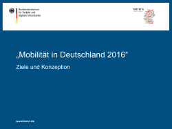 Mobilität in Deutschland 2016