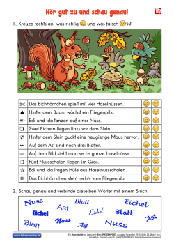 H&ouml;r gut zu und schau genau!