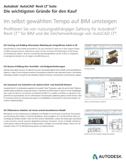 Im selbst gew&auml;hlten Tempo auf BIM umsteigen