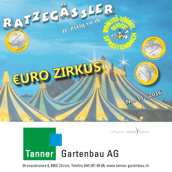 €URO ZIRKUS - Bräusi-Vögel Gugge Spreitenbach
