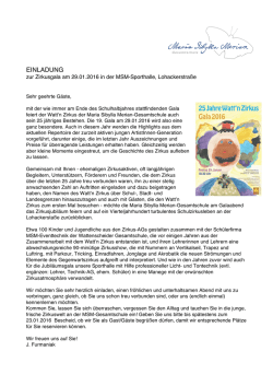 einladung