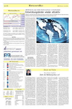 Entwicklungsländer wieder attraktiv