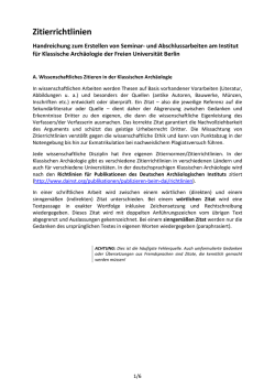 Handreichung zur Anwendung der DAI