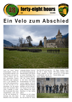 Ein Velo zum Abschied