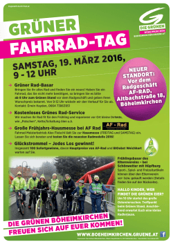 grüner fahrrad-tag
