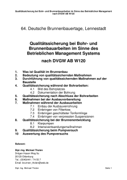 Qualitätssicherung bei Bohr - Zentralverband Deutsches Baugewerbe