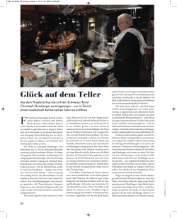 Gl&uuml;ck auf dem Teller