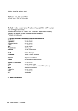 Speisekarte Salate Kalte Teller Suppen
