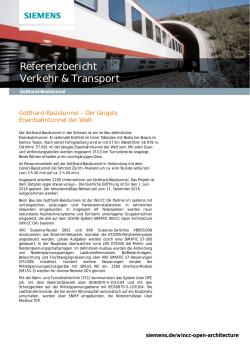 Referenzbericht Verkehr & Transport