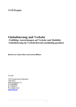 Globalisierung und Verkehr