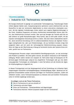 Industrie 4.0: Technostress vermeiden