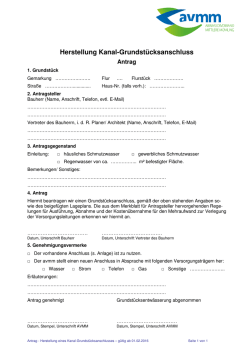 Herstellung Kanal-Grundst&uuml;cksanschluss