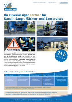 Kanal-Engel Fachinformation Öffentliche Hand - Kanal