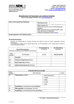 Bestellschein f&uuml;r Dosimeter und weiteres Zubeh&ouml;r