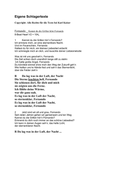 Eigene Schlagertexte