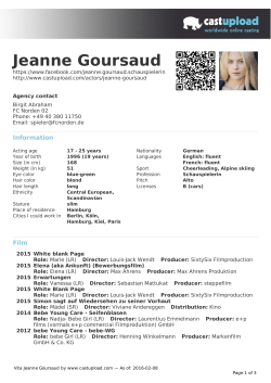 Jeanne Goursaud